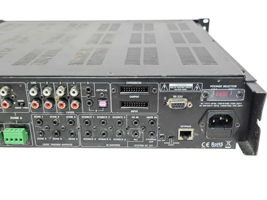 Factor V-66 Professional Multiroom control amplifier, READ _