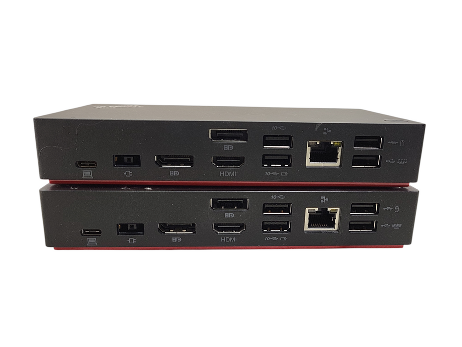 Lot of 2x Lenovo ThinkPad USB-C Dock Gen2 LDC-G2 40AS $