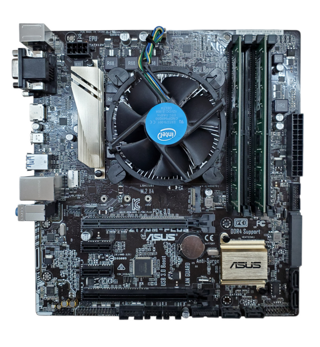ASUS Z170m-PLUS Motherboard Intel Core i5-6400 8GB DDR4 + I/O Shield