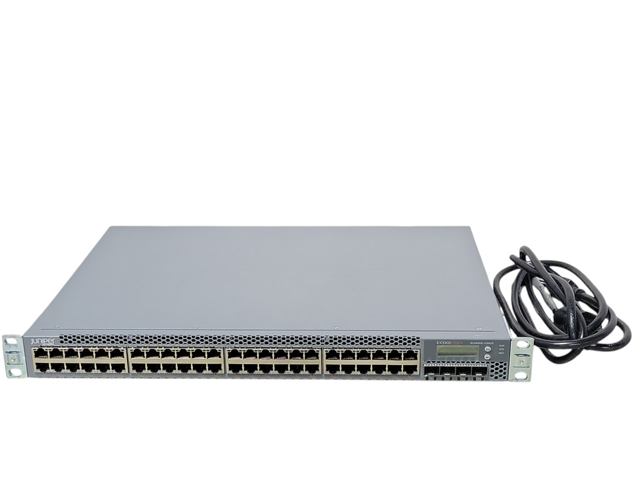 Juniper EX3300 48P EX3300-48P 48 Port PoE+ Gigabit Switch w/ Power cord _