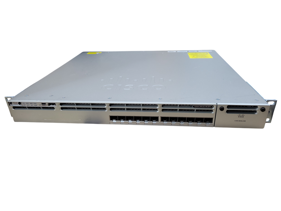 Cisco WS-C3850-12XS-E V02 | 12-Port 10G SFP+ Network Switch | 2x PSU !