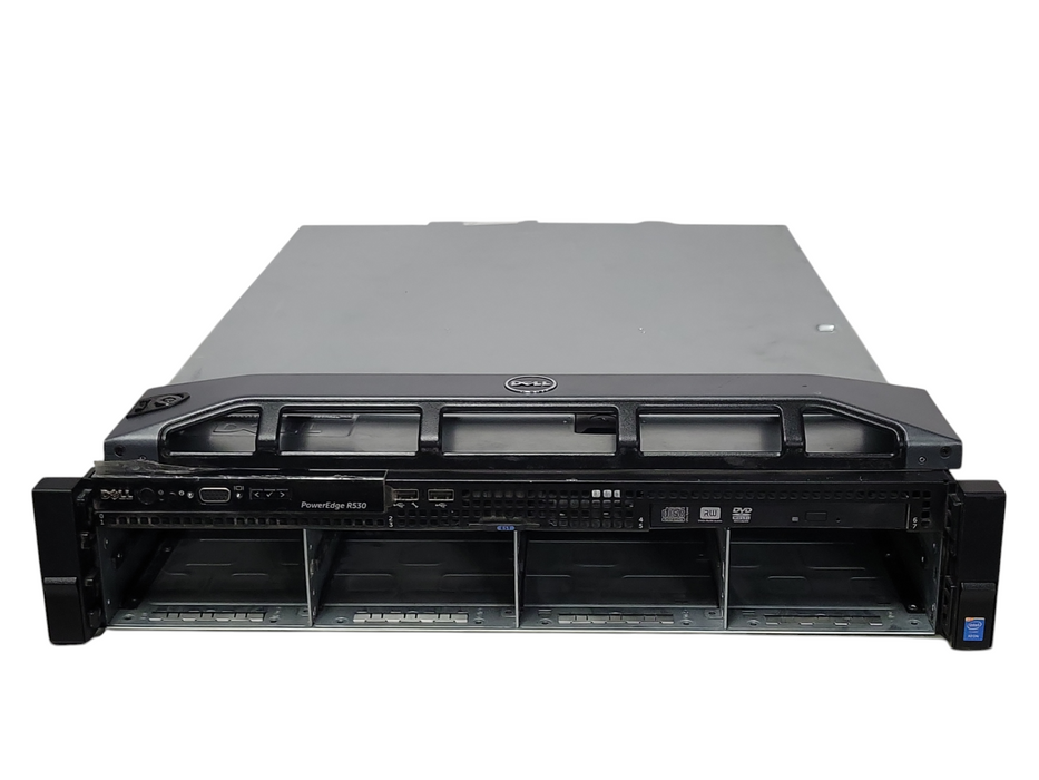 Dell PE R530 2U, 1x Xeon E5-2620v3 2.40GHz 8GB DDR4, H730 Mini, 2x 750W PSU _