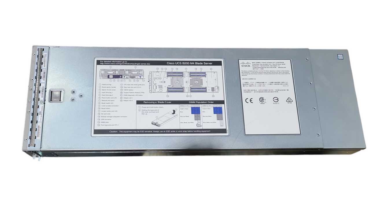 Cisco UCS B200 M4 Blade Server W/2x Xeon E5-2690 v4 *NO RAM* Q