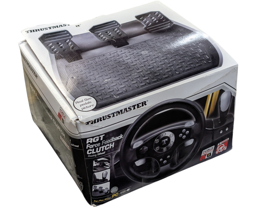 New Thrustmaster RGT Force Feedback Clutch Racing Wheel for PC -