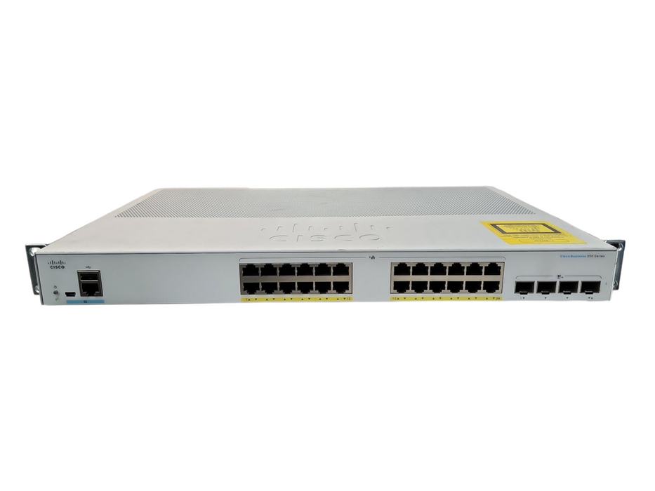 Cisco CBS350-24P-4X 24-Port Gigabit PoE+ Compliant Managed Switch