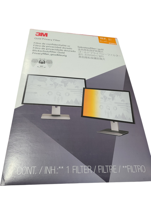 3M Gold Privacy Filter for 22" Monitors