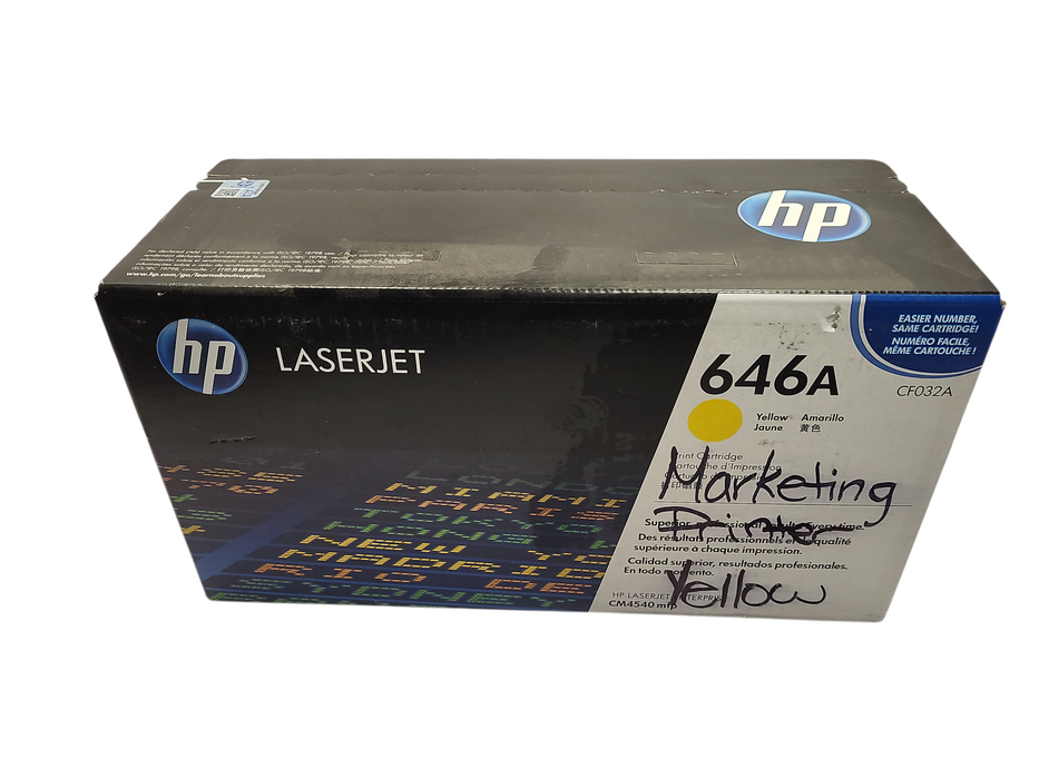 Genuine HP LaserJet 646A CF032A Yellow Toner Cartridge $