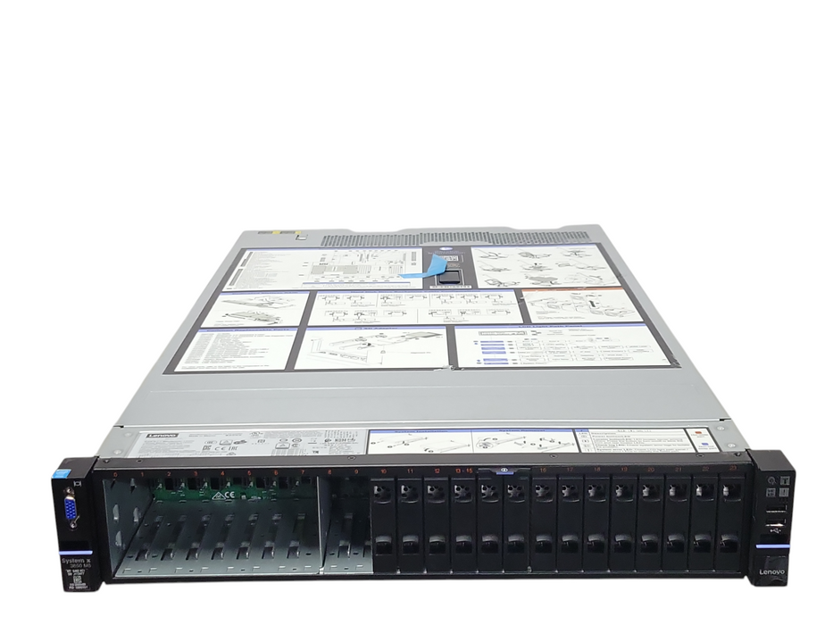 Lenovo System X 3650 M5 2x Xeon E5-2640v3 32GB DDR4 2x PSU SrvRAID M5210 _