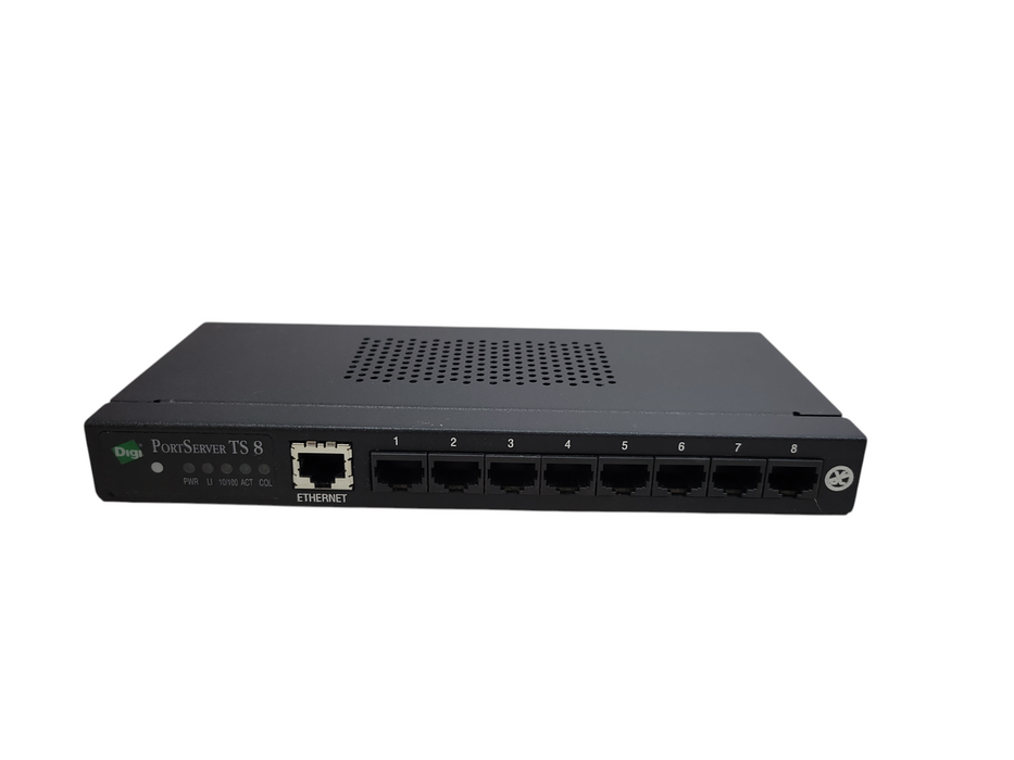 Digi PortServer TS 8 | 8-Port Terminal Server 50001208-01 + Power Adapter %