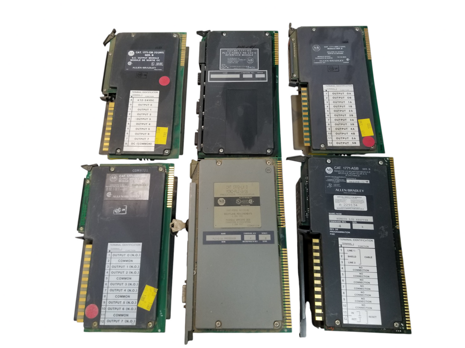 Lot 45x Allen-Bradley Input / Output Modules Cat. No. 1771 *READ*