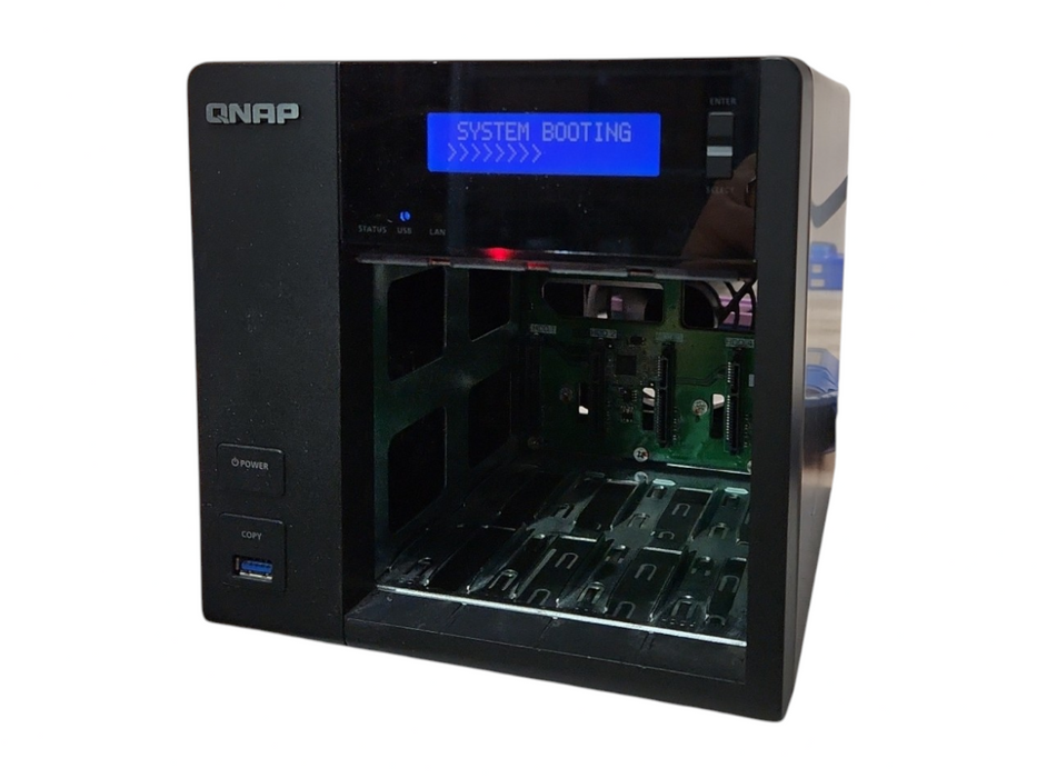 QNAP TS-453 Pro 4-Bay NAS, No Caddies & HDD, READ