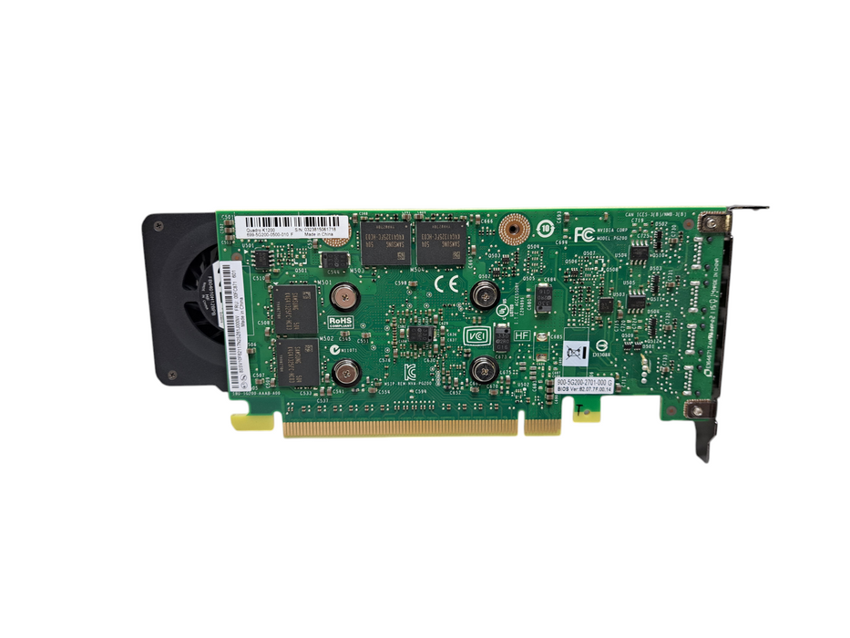 NVIDIA Quadro K1200 4GB GDDR5 Low Profile Graphics Card | 4x Mini DP