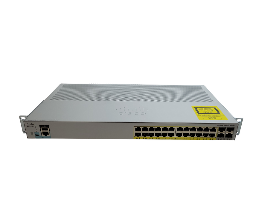 Cisco Catalyst WS-C2960L-24PS-LL | 24-Port Gigabit PoE Network Switch Q%