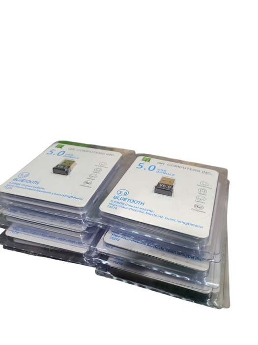 Lot 2x QR Computers Inc. 5.0 Bluetooth USB Dongle Q