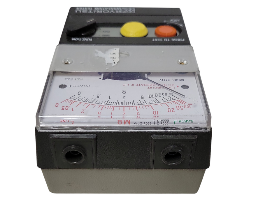 Kyoritsu insulation tester 9104, READ _