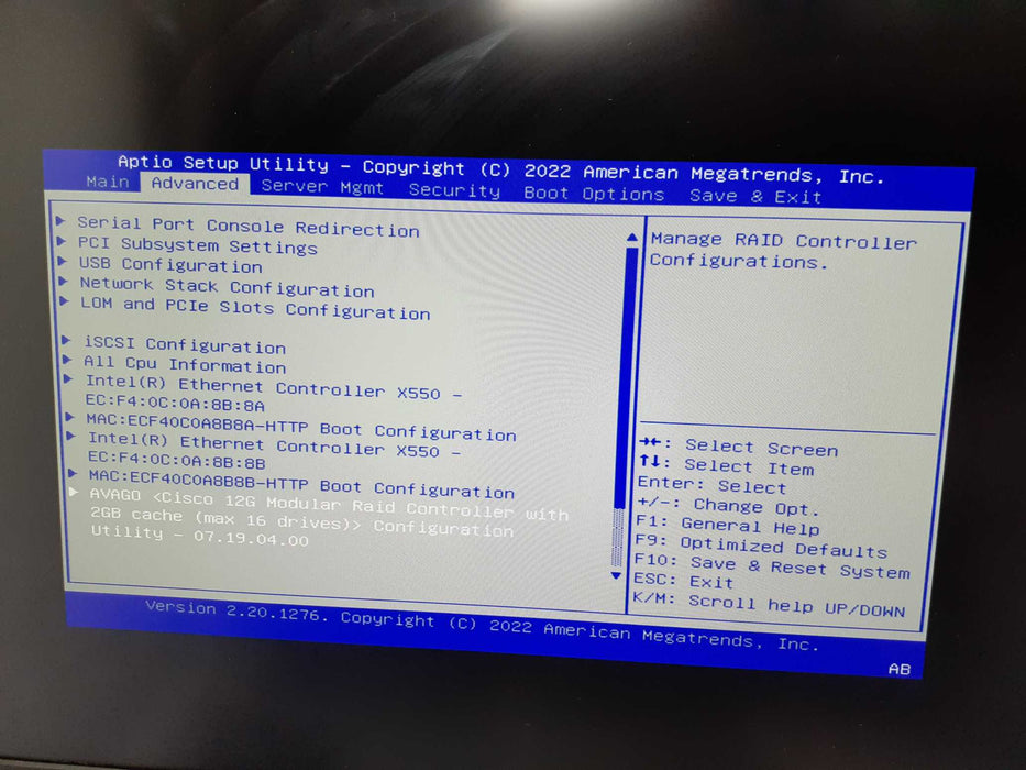 Cisco UCS C220 M5SX - 1x Xeon Silver 4114 @2.20GHz 48GB DDR4, NO HDD, AVAGO