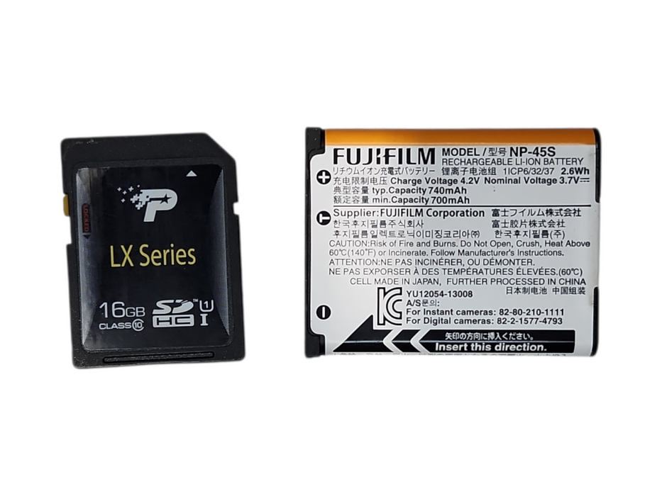 Fujifilm Finepix XP140 16.4MP Waterproof 4k Digital Camera w/ 16GB SD Card