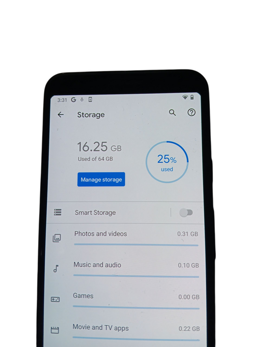 Google Pixel 3a - 64GB - Black [G020G] Q