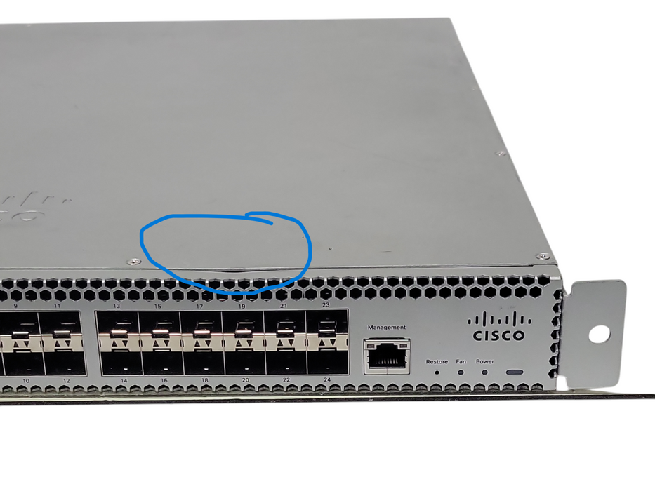 Cisco Meraki MS420-24-HW Cloud-Managed Aggregation Switch, Unclaimed _