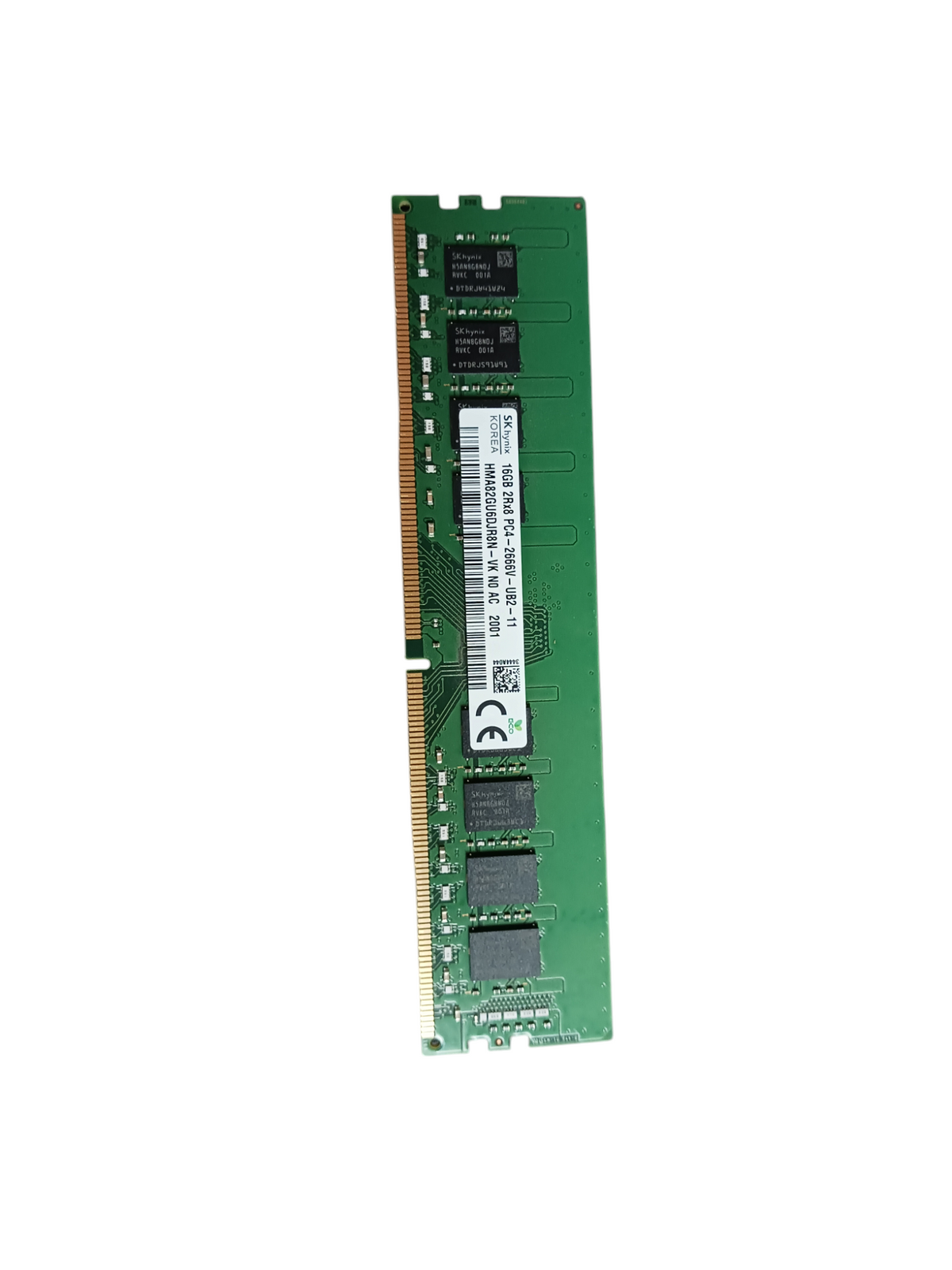 SK Hynix 16GB (1x16GB) 2Rx8 PC4 DDR4 UDIMM 2666V UB2 Non-ECC