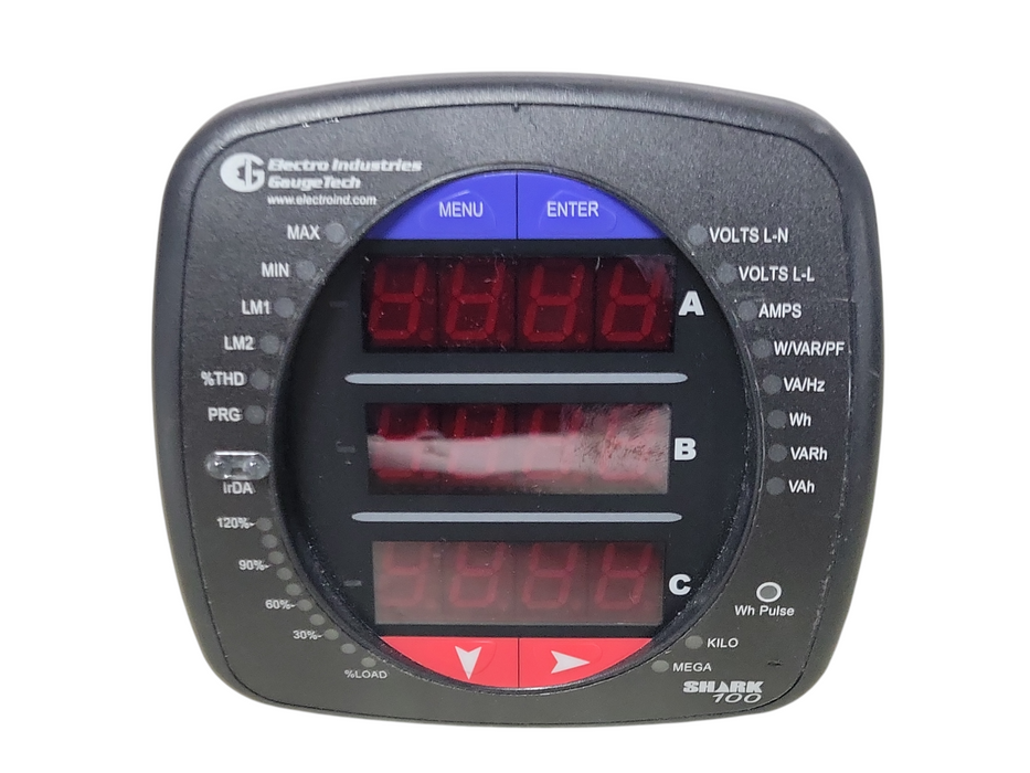 Electro Industries Gauge Tech SHARK 100 multifunction power and energy mete _