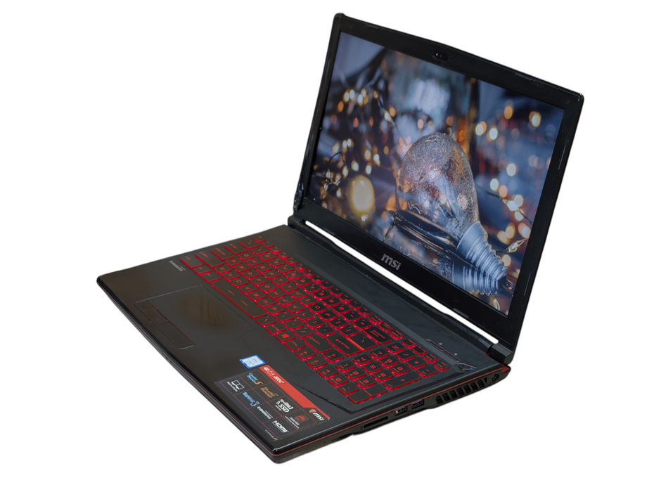 MSI GL64 8RC Intel Core i7-8750H 8GB RAM NVIDIA GTX 1050 4GB READ  - Lap200