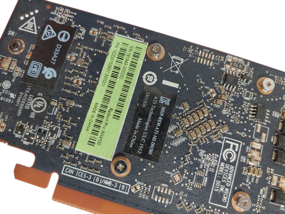 AMD Radeon Pro WX 4100 4GB GDDR5 Workstation Graphics Video Card =