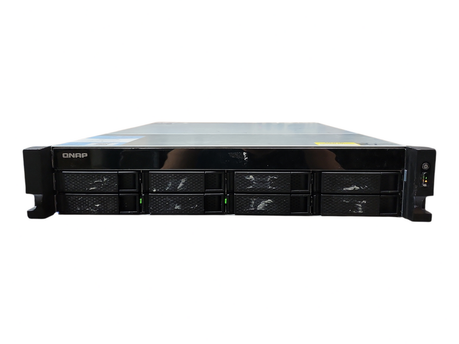 QNAP TS-873U-RP 8-Bays NAS 8GB RAM w/ 2x 6TB HDDs & 8x HDD Caddies