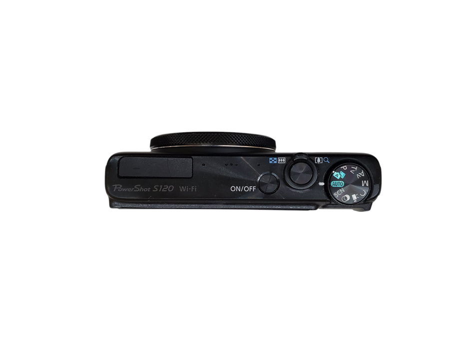 Canon PowerShot S120 12.1MP Digital Camera + Battery *read*
