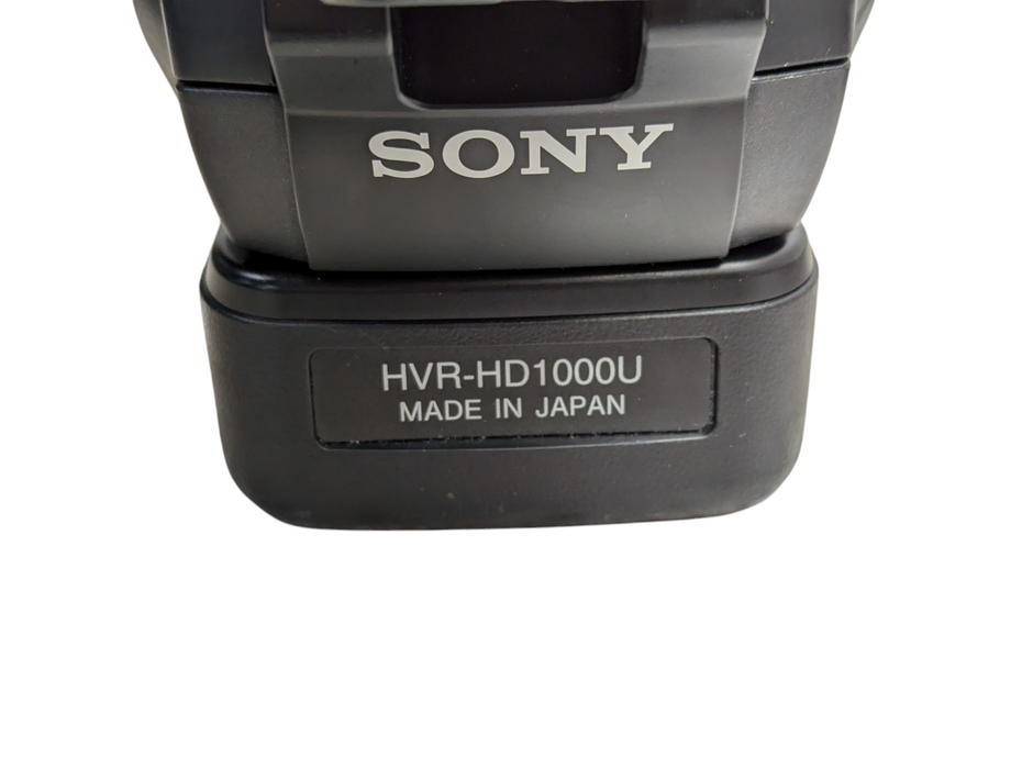 Sony HVR-HD1000U Digital High Definition HDV Camcorder 1080i high definition -