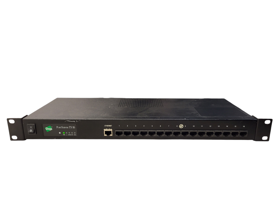 Digi PortServer TS 16 16-Port Ethernet Terminal Server 50001185-01 $
