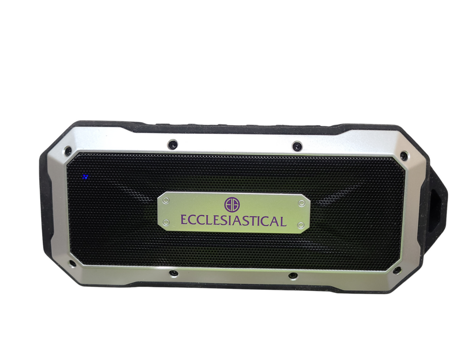 Boulder 7199-85 Portable Wireless Bluetooth Outdoor Speaker- Silver & Black