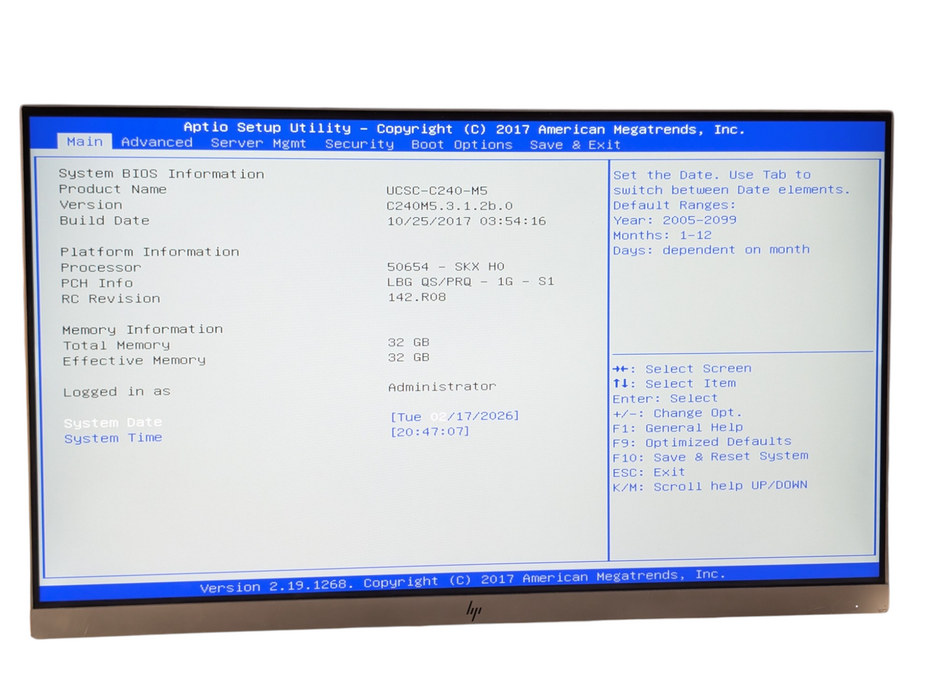 Cisco UCS C240 M5 Intel Xeon GOLD 6126 32GB RAM  -