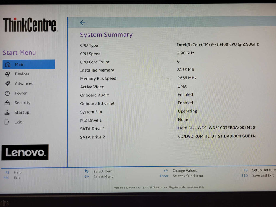 Lenovo M70a AIO, Core i5-10400 2.90GHz, 8GB DDR4, 1TB SSD, Wi-Fi, Webcam _
