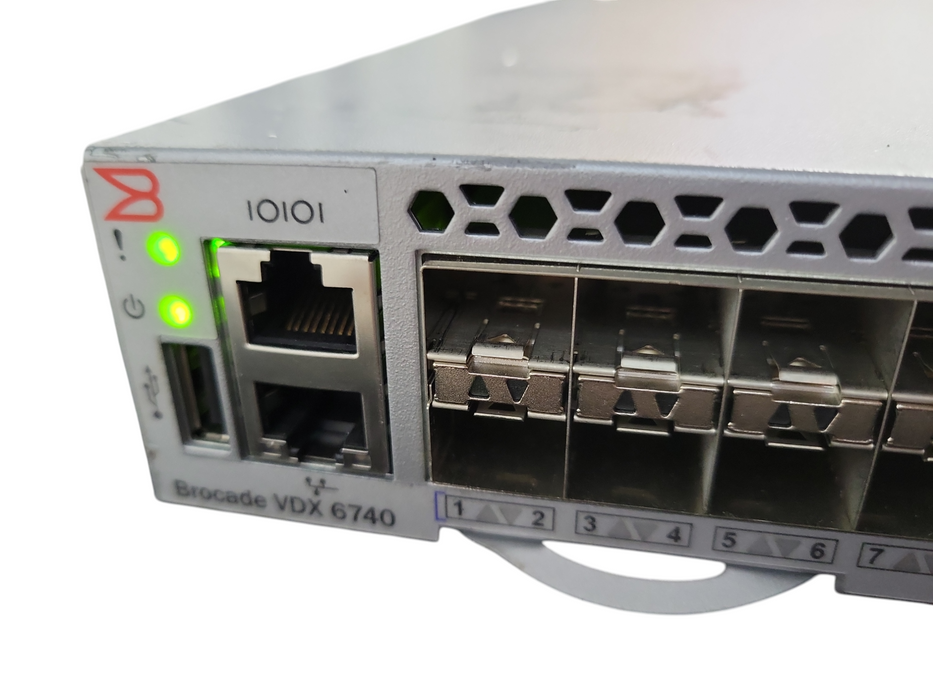 Brocade Networks BR-VDX6740-24-F 48x 10G SFP+ +4x 40Gb QSFP+ Switch, READ !