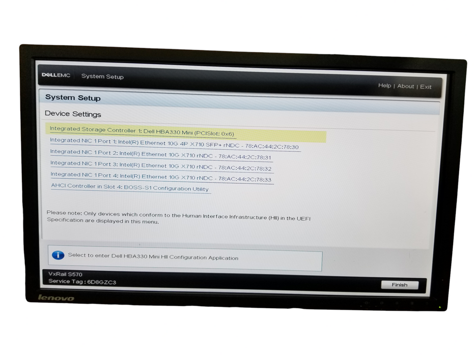 Dell VxRail S570 2x Xeon GOLD 5220R 128GB DDR4 10GB NIC HBA330 Mini 2x1100W