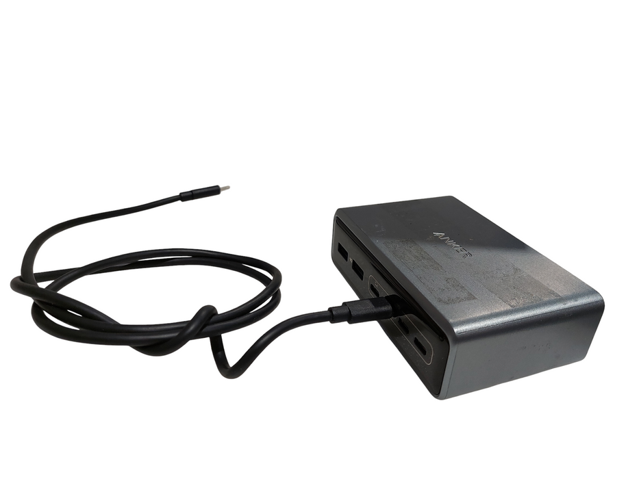 Anker Prime Charger 200WUSB 3.0 USB-C Type Fast Charge Dock 6 Port Powered  =
