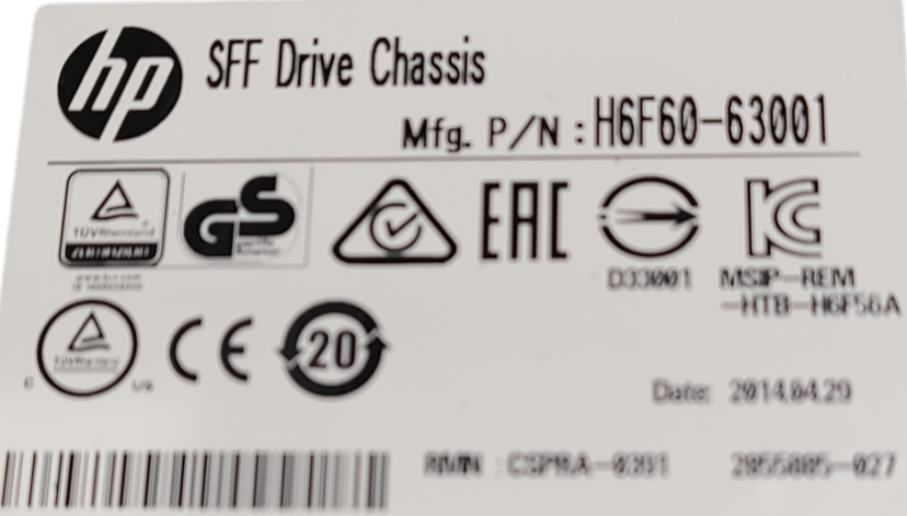 HP H6F60-63001 | R0397-F0101-01H4E 24 SFF Expansion | NO HDD | *READ*