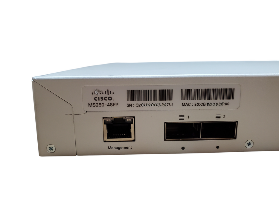 Cisco Meraki MS250-48FP | 48-Port Gigabit PoE+ 4x SFP+  - Unclaimed