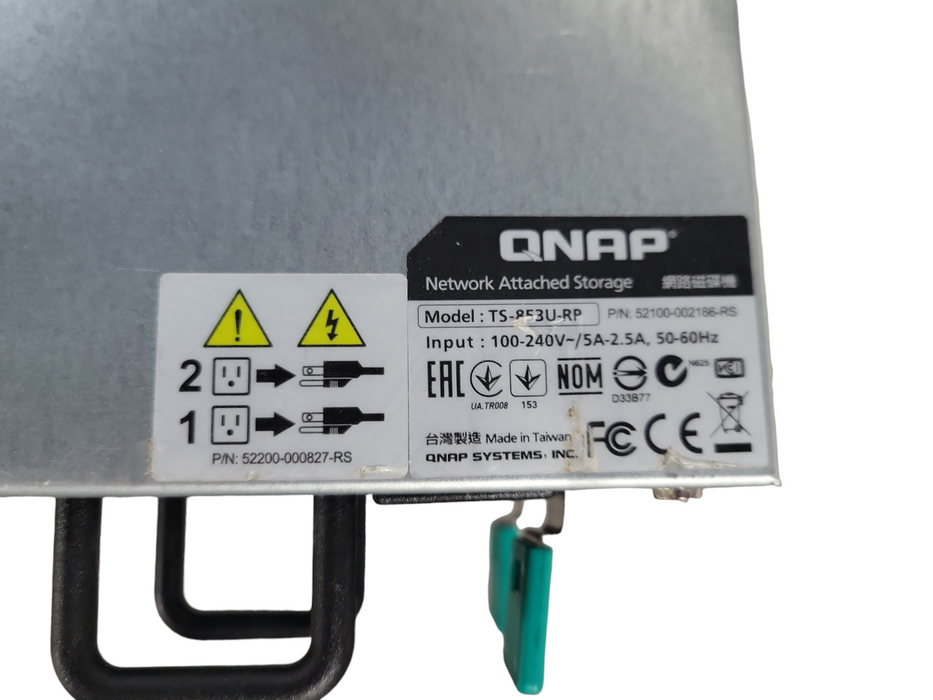 QNAP TS-853U-RP 4GB DDR3 RAM Network Attached Storage NO HDD/Caddies !