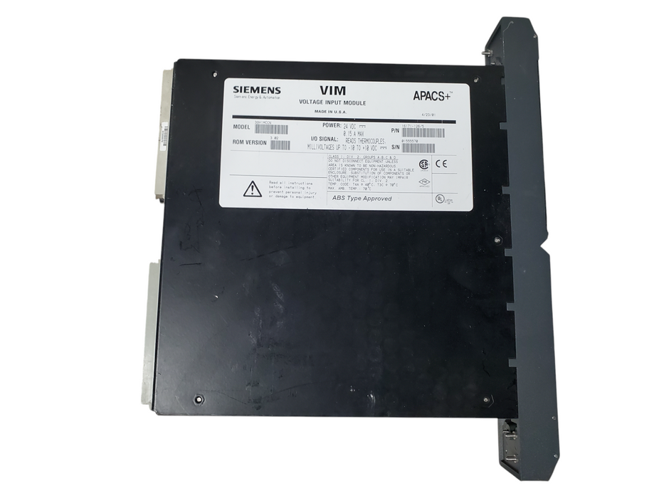SIEMENS VIM VOLTAGE INPUT MODULE 39VIMCCN