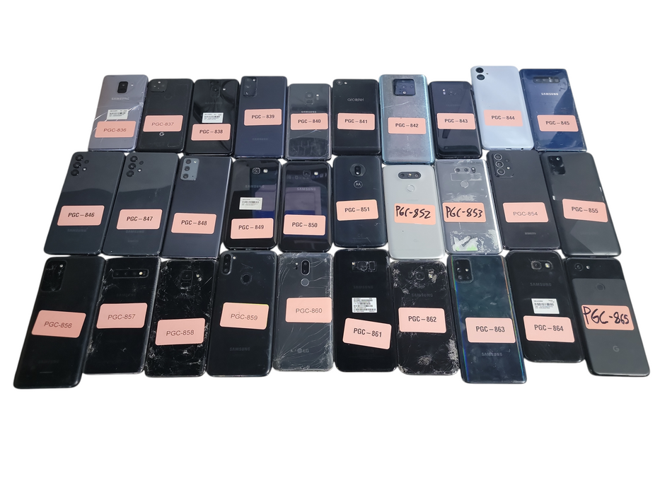 Lot of 30x Android Phones [Samsung/Google | B/C Condition][PGC-22] (