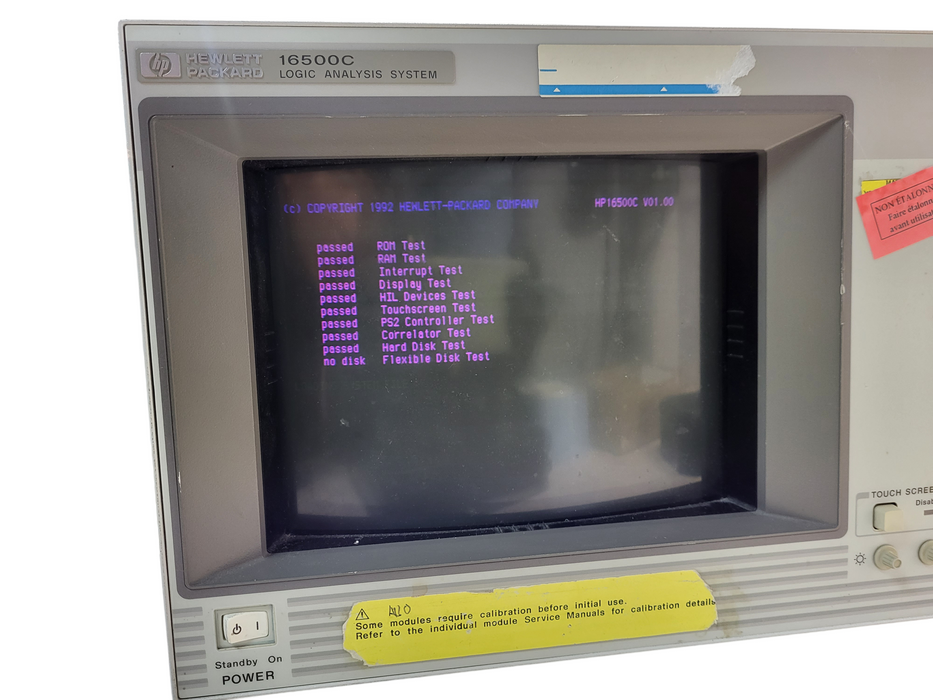 HP HEWLETT PACKARD 16500C LOGIC ANALYSIS SYTEM 115/230 VAC 775 VA MAX $