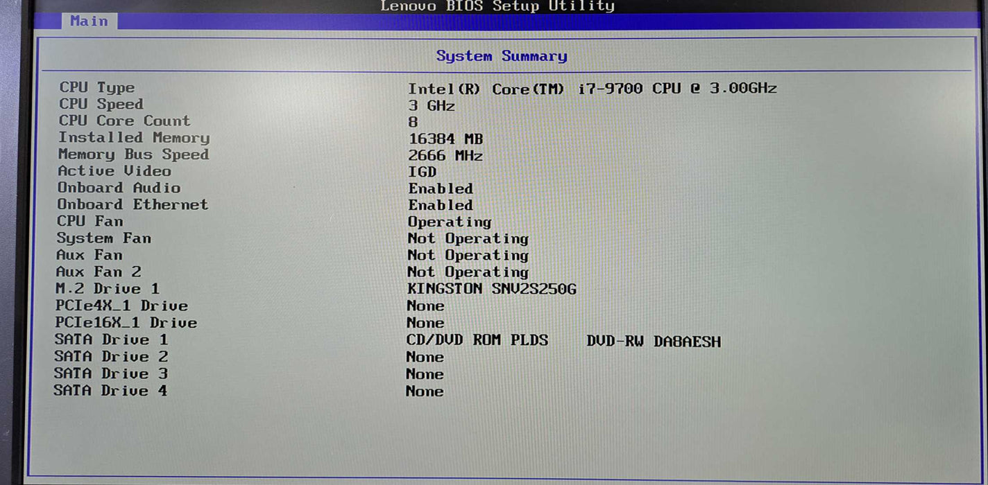 Lenovo ThinkCentre M920s Intel Core i7-9700 @3.00GHz, 16GB DDR4, 250GB NVMe )