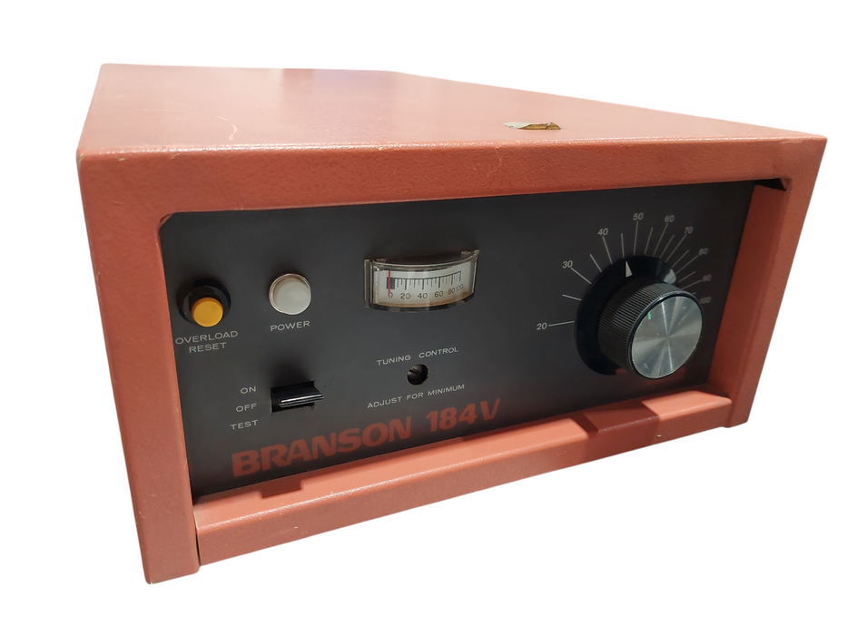 Vintage Branson Ultrasonic Power Supply Sonic Power Company Model: 184V  =