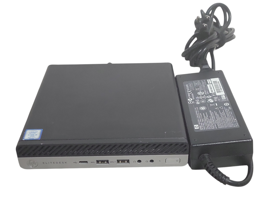 HP EliteDesk 800 G5 Mini i5-9500T 2.20GHz, 8GB DDR4 256GB NVMe, Wi-Fi, SEE _