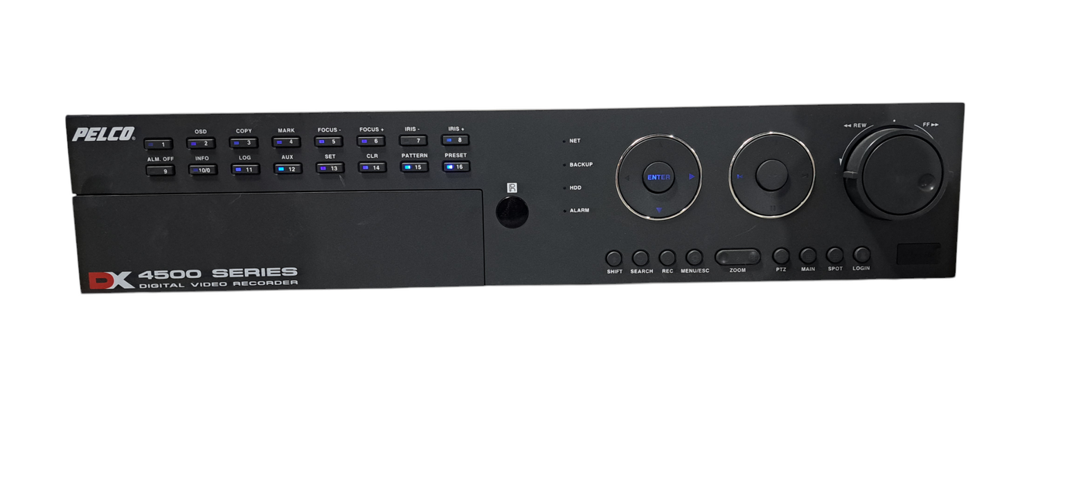 Pelco DX4500 DX4516-250 Series Digital Video Recorder| No HD Q