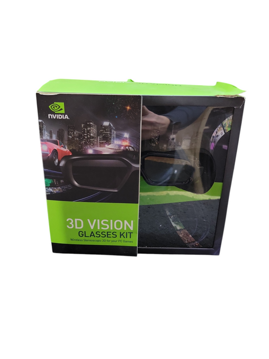 NVIDIA Wireless 3D Vision Stereo Glasses Kit Open Box !