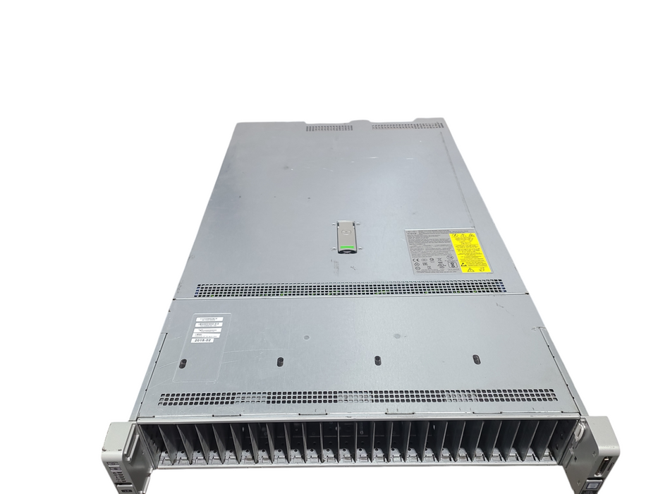 Cisco UCS C240 M4 - 2x Xeon E5-2620 v4, 64GB DDR4, 12GMR, 2x 1200W PSU