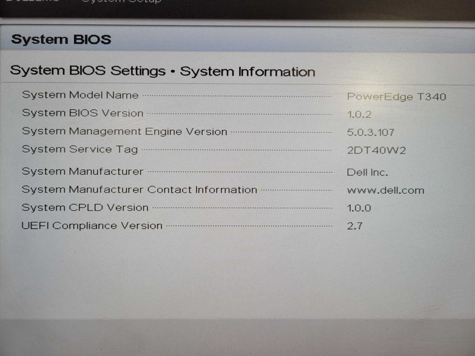 Dell PowerEdge T340  Xeon E-2144G 32GB DDR4 H330- No HDD !